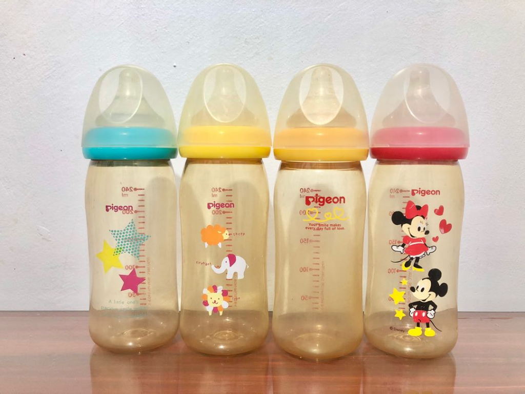 Bình sữa Pigeon nội địa Nhật cho bé được khuyên dùng